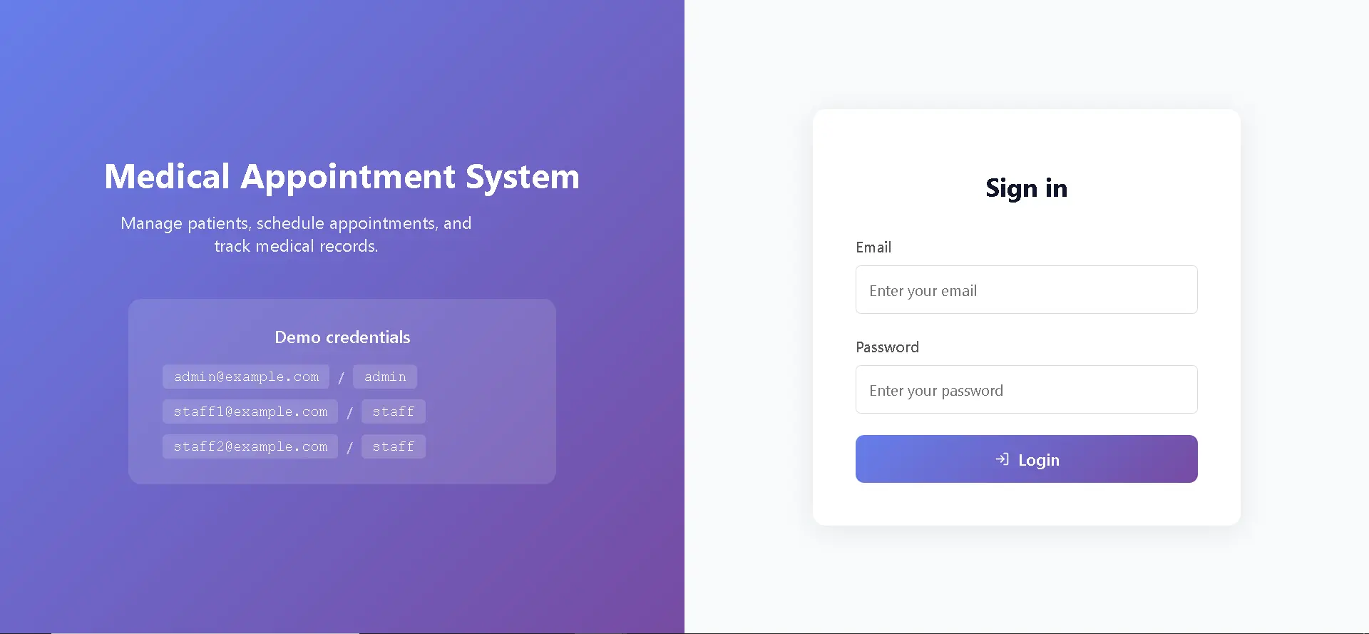 Medical Appointment System